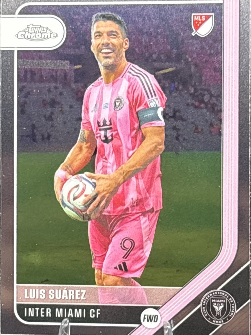 Topps Chrome Luis Suárez Inter Miami CF Soccer Trading Card